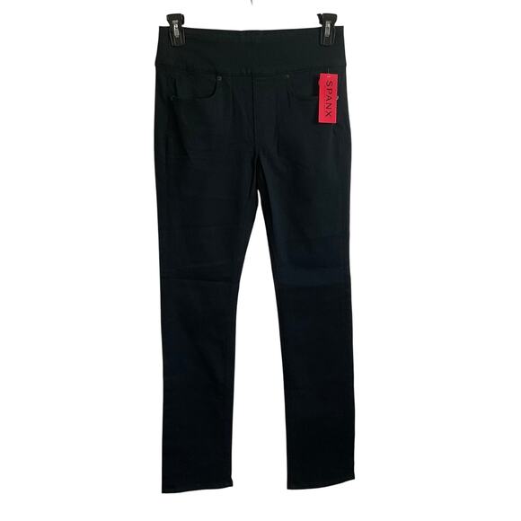 SPANX Signature Waist Black Straight Jeans - Size 28 - NEW